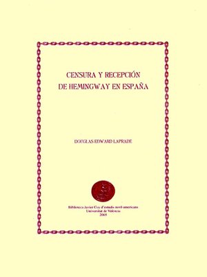 cover image of Censura y recepción de Hemingway en España